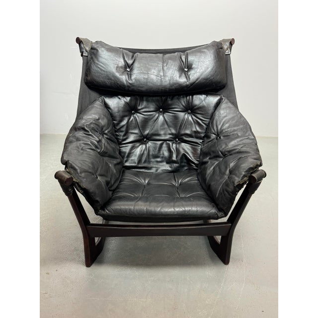 Mid-Century Trega Sling Lounge Chairs by Tormod Alnæs for Sørlie Møbler, Norway, 1970s For Sale - Image 11 of 17
