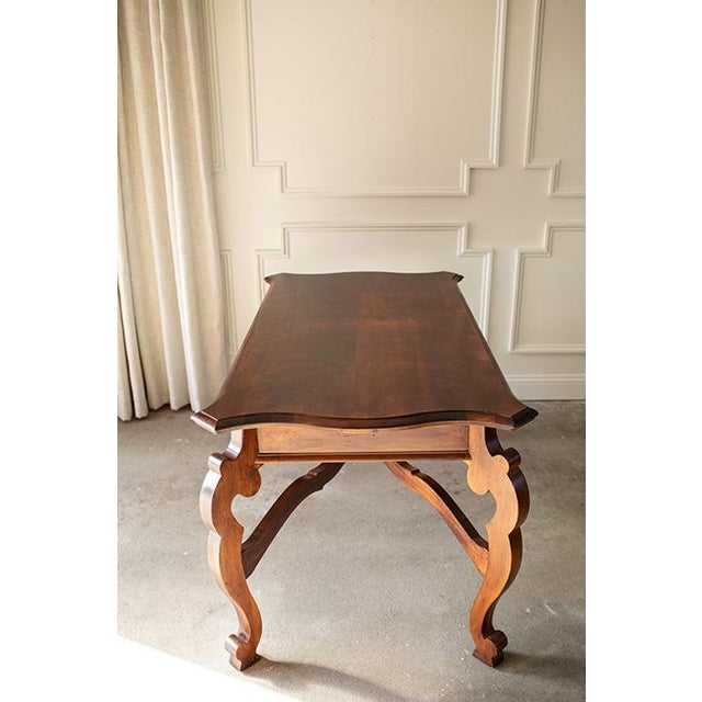 Late 20th Century Romweber Spanish Baroque Carved Writing Desk, Designed by Jim Peed For Sale - Image 15 of 17