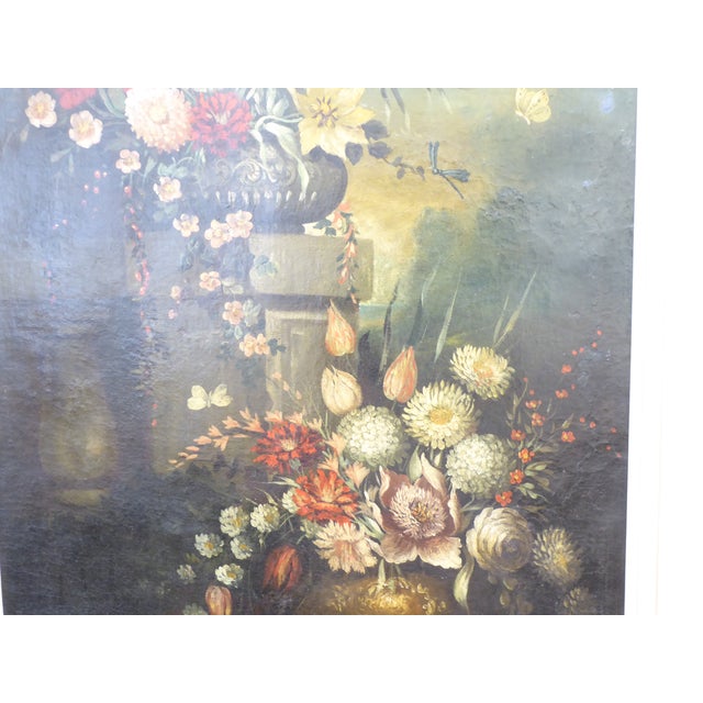18th Century French Floral Painting For Sale - Image 4 of 4
