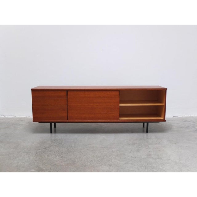 Wood Minimalist Teak Sideboard by Hans Konëcke for Tecta, 1960s For Sale - Image 7 of 18