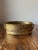 Brass Vintage Oval Ribbed With Handle Brass Planter Cachepot Made in India For Sale - Image 8 of 12
