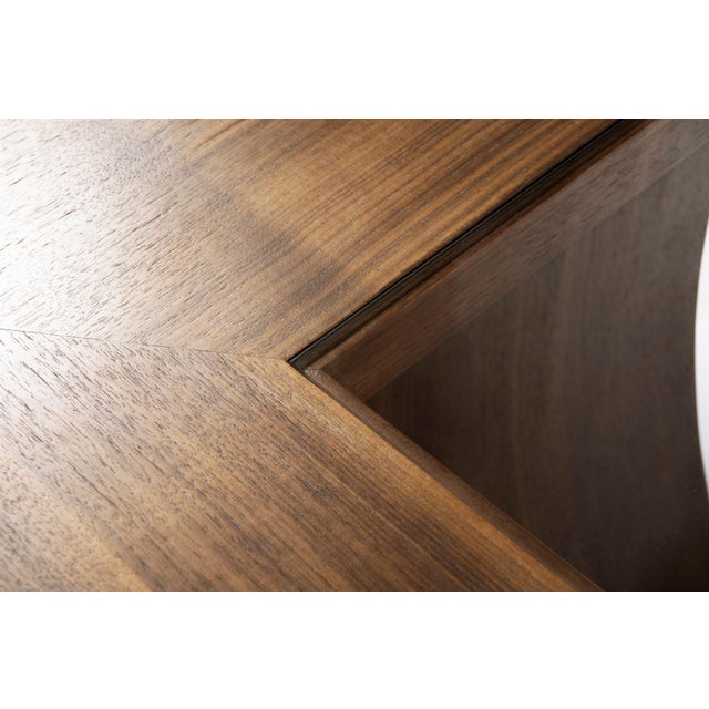 Modern Walnut Extension Dining Table Designed by Greg Sheres. Clean, sophisticated, and timeless. This is Greg's best...