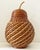 A beautiful Shanghai handicrafts ceramic vessel that is wrapped in hand woven wicker and rattan. This piece is exquisite!...