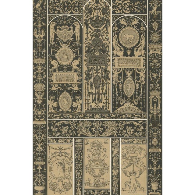 Paper Pralon after Albert Racinet, LVI of L’Ornement Polychrome, 1869, Paper For Sale - Image 7 of 10