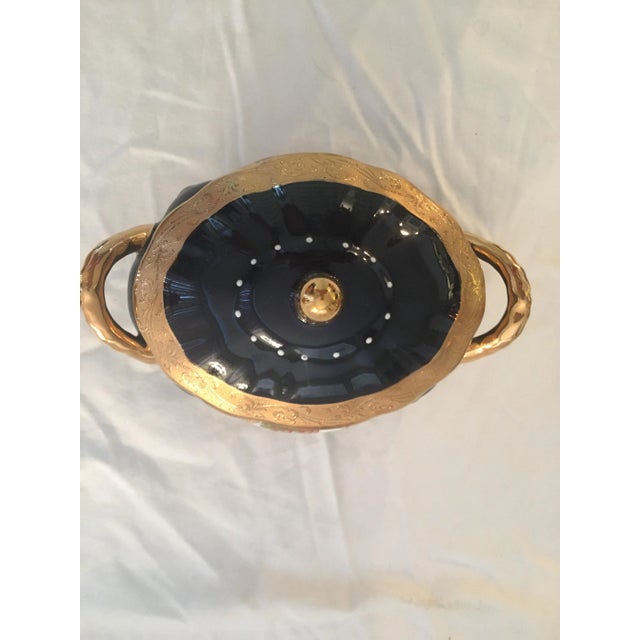 Black Antique Persian Porcelain Set of 8 For Sale - Image 8 of 13