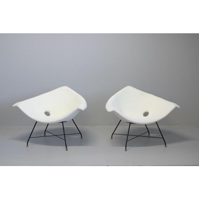 Kosmos Italia Armchairs by Augusto Bozzi for Saporiti, 1950s, Set of 2 For Sale - Image 9 of 18