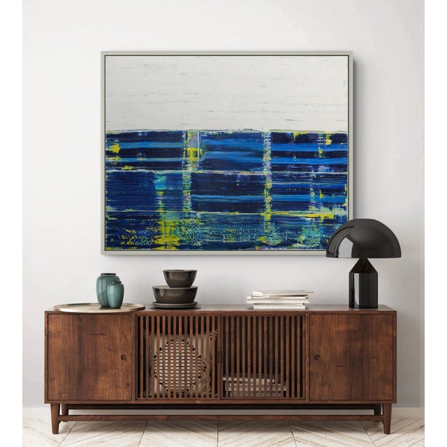 This is an original large-scale oil painting by Diane Grant, belonging to her Pacific Ocean / Palisades series. In this...