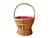 Mid-Century Italian Work Knitting Basket in Rattan and Rush, 1960s For Sale - Image 10 of 10
