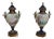 Pair Sevres Vintage Porcelain Decorated Lidded Urns For Sale