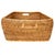 Artifacts Rattan Rectangular Oblong Storage Basket in Honey Brown - 26" For Sale - Image 4 of 6