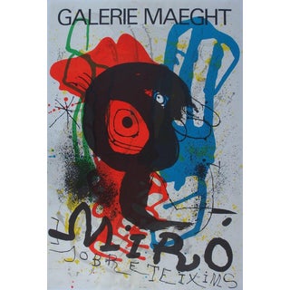 Joan Miro, Sobreteixims, Lithograph For Sale