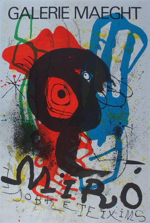 Joan Miro, Sobreteixims, Lithograph