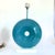 Postmodern Sculptural Saturated Turquoise Table Lamps - A Pair For Sale In Miami - Image 6 of 14