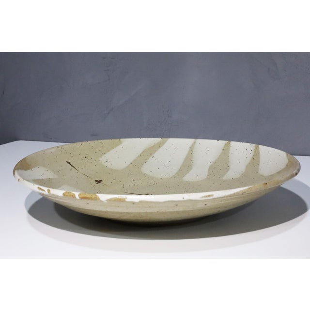 Ceramic Mid 20th Century Mid-Century Modern Warren MacKenzie Monumental Ceramic Platter For Sale - Image 7 of 8