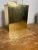 Stunning, Italian magazine holder made of naturally patinaed brass. Made in the style of famed Italian designer Gio Ponti....