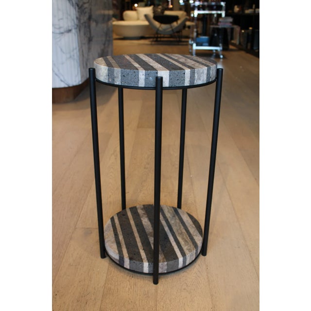 Uttermost Uttermost Stripe Accent Table For Sale - Image 4 of 6