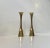 Gold Mid-Century Scandinavian Candlesticks in Brass, 1960s, Set of 2 For Sale - Image 8 of 8