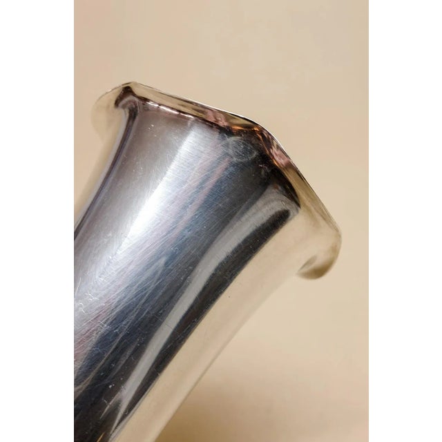 1940s Vintage Art Deco Silver-Plated Vase by Richard Riemerschmid for WMF For Sale - Image 5 of 9