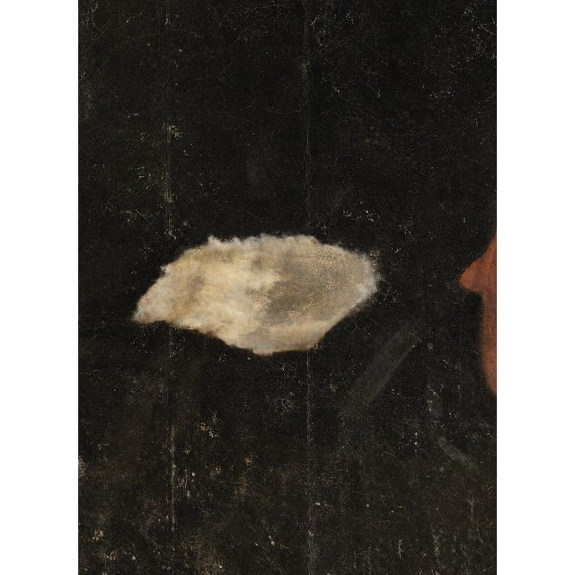 Portrait of a Lawyer, 1800s, Oil Painting on Canvas For Sale - Image 7 of 14