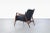 Danish Modern Black Leather and Walnut Lounge Chairs by Ib Kofod Larsen for Selig For Sale - Image 9 of 11
