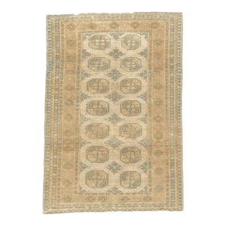 Vintage Turkmen Rug 4'4'' x 6'3'' For Sale