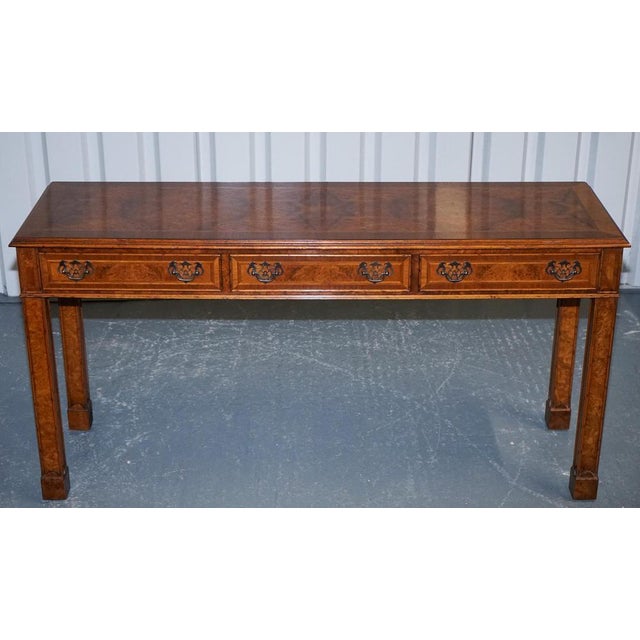 This elegant Georgian-style console table by Brights of Nettlebed, London, reflects the maker’s long-standing reputation...