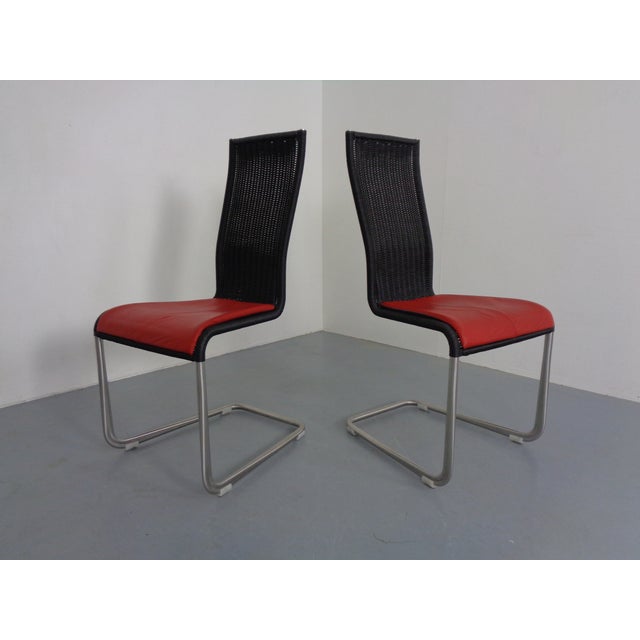 Kragstuhl D21 & B20 Cantilever Chairs by Jean Prouve & Axel Bruchhäuser for Tecta, 1980s, Germany, Set of 6 For Sale - Image 12 of 18