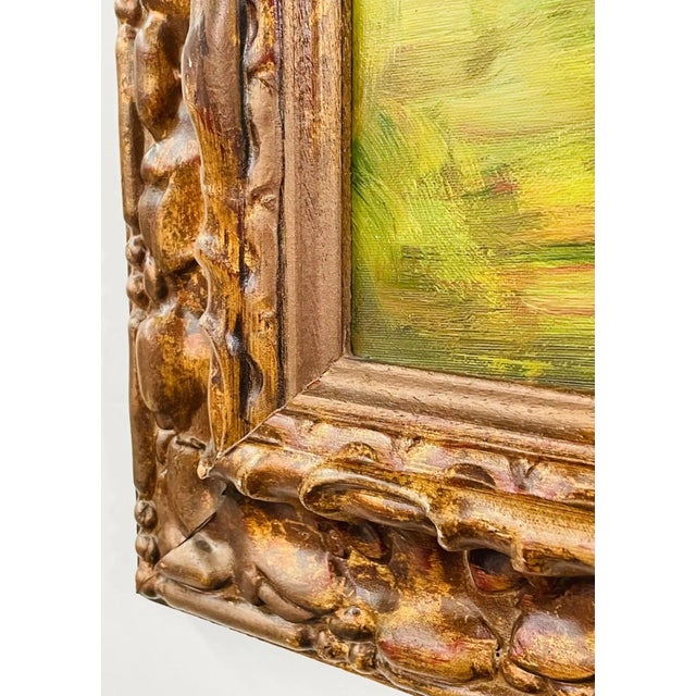 Large Still Life Flowers Oil on Canvas Painting, Signed and Framed For Sale In New York - Image 6 of 9