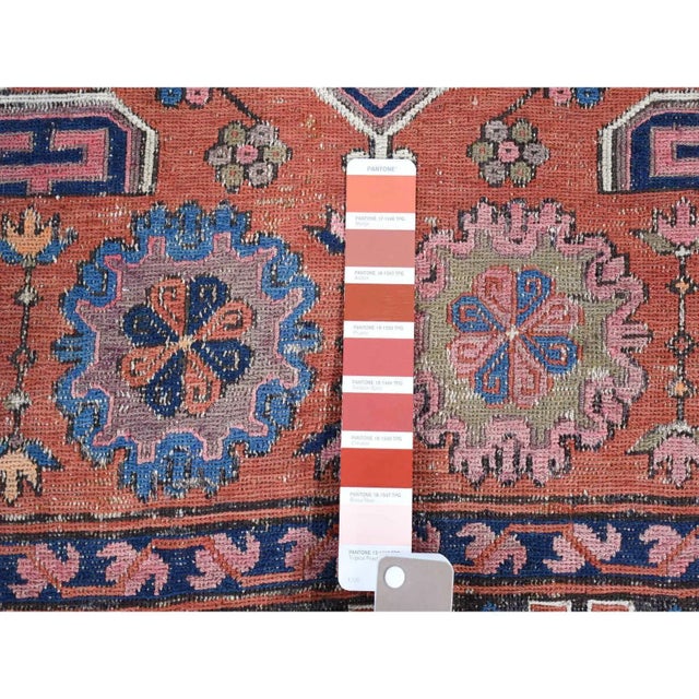 1900 - 1909 1900s Red Antique Persian Rug For Sale - Image 5 of 11