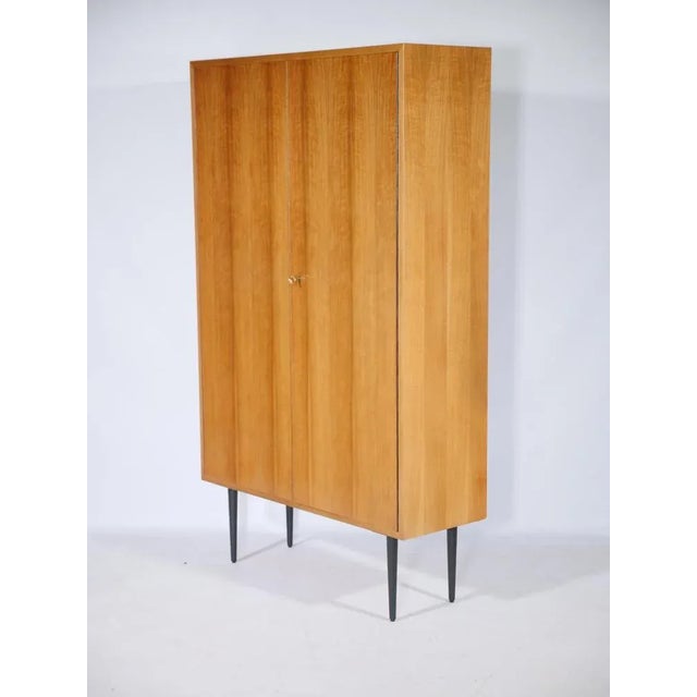 Wood Mid-Century Walnut Highboard from Wk Möbel, 1970s For Sale - Image 7 of 10