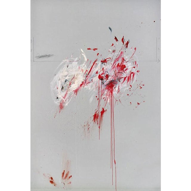 Abstract Cy Twombly Nine Discourses on Commodus Official Print For Sale - Image 3 of 3