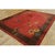 Textile 1920s Red Burgundy Floral Open Field Antique Chinese Art Deco Wool Rug 8' X 9'9" For Sale - Image 7 of 9