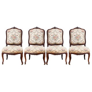 Mid-19th Century Louis XV Napoleon III Chairs, Set of 4 For Sale