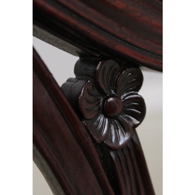 Pair of Kindel Grand Rapids Mahogany Shield Back Chairs For Sale - Image 16 of 18