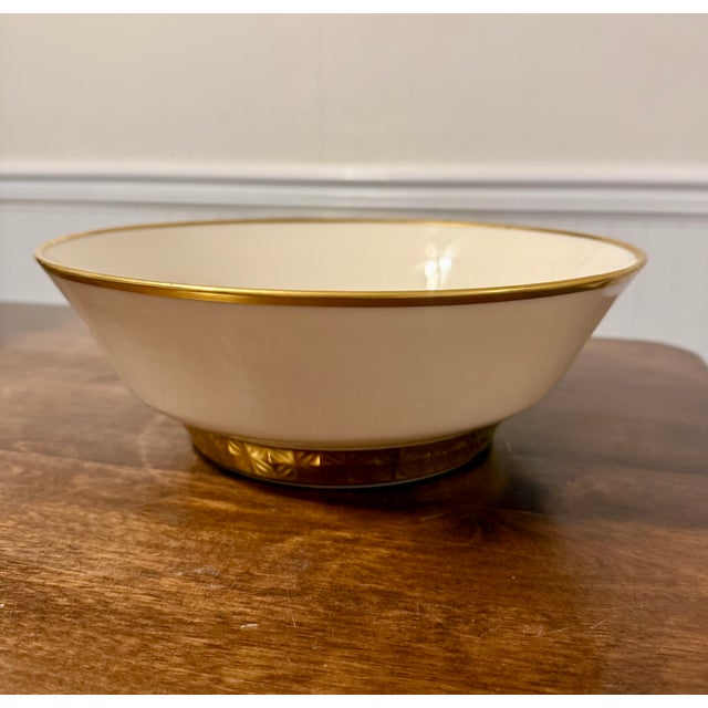 1970s Lenox Landmark Serving Bowl For Sale - Image 5 of 14