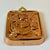 1950s Vintage Arts & Crafts Farmhouse Boho Chic Tulip Copper Mold With Brass Hardware For Sale - Image 4 of 12