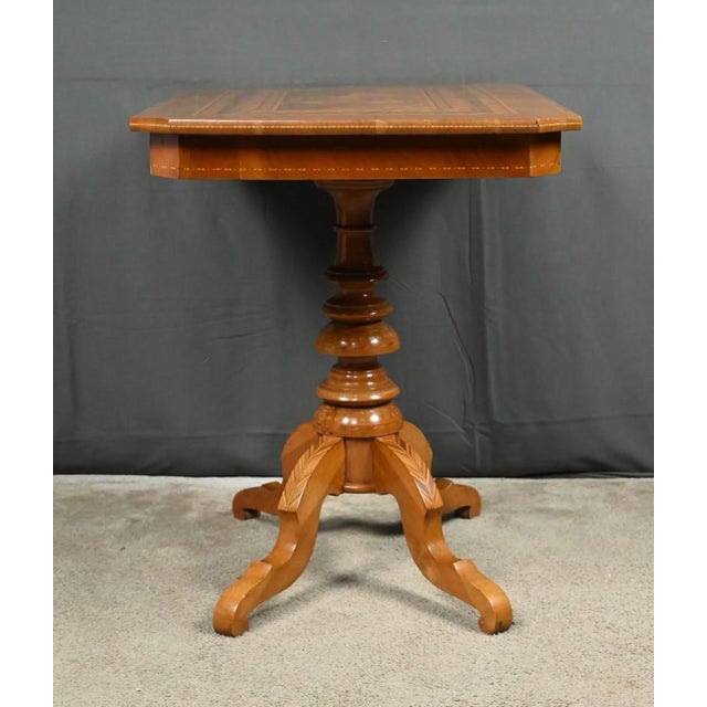 Coffee Table in Cherry and Walnut For Sale - Image 15 of 18