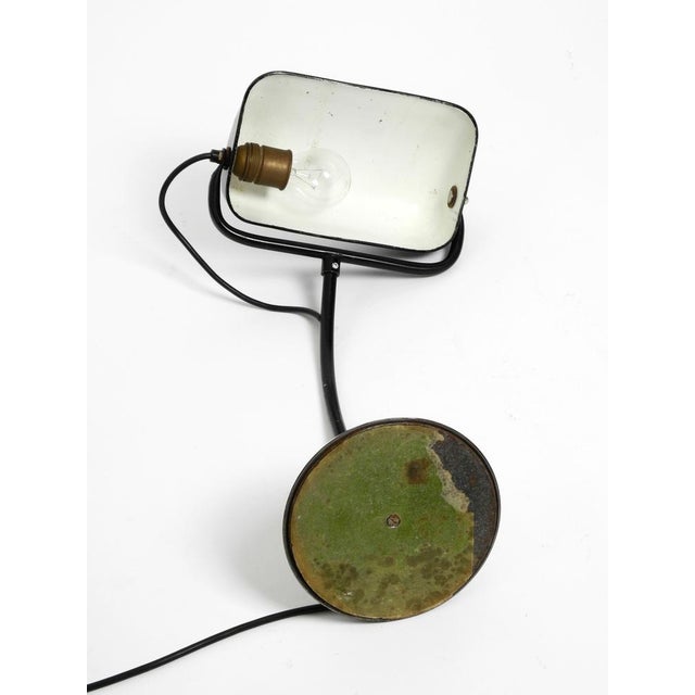 Industrial Metal Table Lamp Model 6581 in Black from Kaiser Idell / Kaiser Leuchten, 1940s For Sale - Image 6 of 18