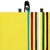 Wood Yellow Drip II - Original Modern Yellow Abstract Acrylic and Aluminum Art on Wood Panel For Sale - Image 7 of 10