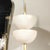 Modernist Hand-Blown Murano Glass Reverse Dome Form Brushed Brass Sconces For Sale - Image 12 of 18