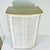 1960s Vintage Boho Chic Coastal Americana Extra Tall Wicker Hamper For Sale - Image 6 of 16