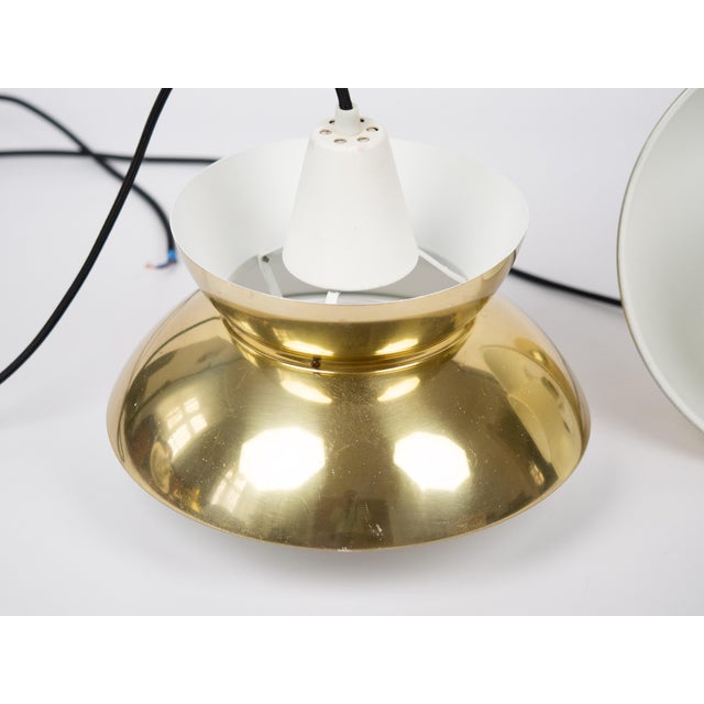 Vintage Danish Pendant Lamps by Henning Klok for Louis Poulsen, 1950s, Set of 2 For Sale - Image 9 of 15