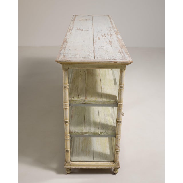 Faux Bamboo Display Vitrine, Antique, France, Early 20th Century For Sale - Image 15 of 16