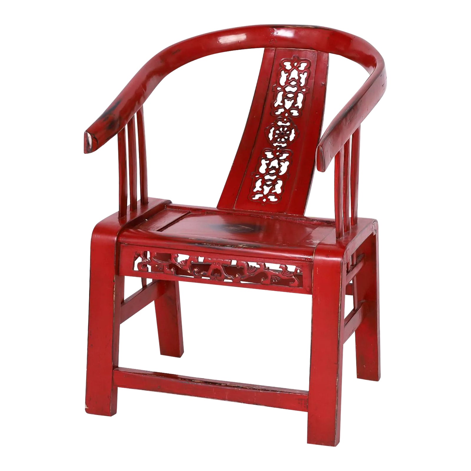 ご売約品・Antique ロングチェア赤　中国　 清時代　AsiaWeek ご売約品・Antique ロングチェア赤 中国 清時代 AsiaWeek - メルカリ