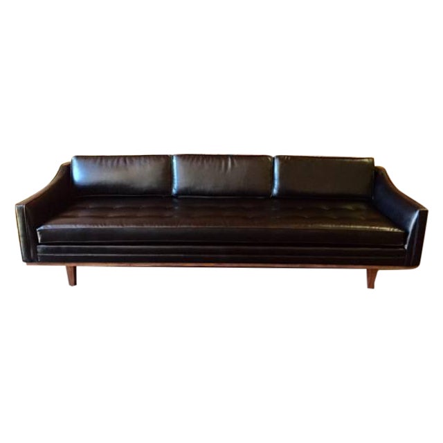 Mid Century Custom Vinyl Sofa Chairish