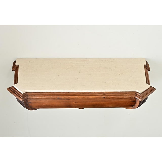 Portuguese Pair of 18th Century Pine Altar Consoles For Sale - Image 10 of 16