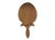 Charming early 20th century French seaside souvenir hand mirror decorated with an intricate arrangement of natural shells...