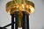 Six Disc Brass and Glass Ceiling Lamp from Stilnovo, Italy, 1950 For Sale - Image 12 of 14