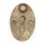 Traditional Reclaimed Plain Oval 1.625 In. Brass Keyhole Cover With Draft Plate For Sale - Image 3 of 3