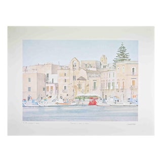 Rosanna Cattaneo, Quando il Porto è Silenzio, 1990s, Lithograph For Sale